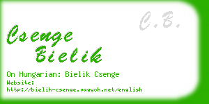 csenge bielik business card